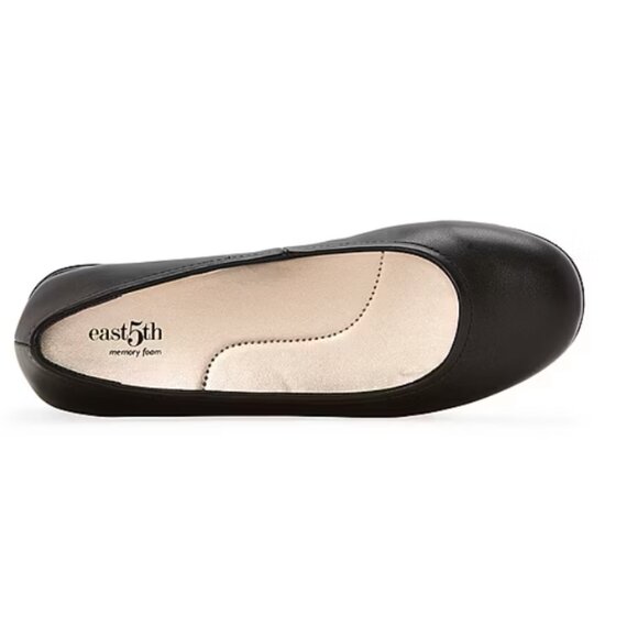 NiB East 5th Women's Erin Round Toe Ballet Flats Black Size 8.5 M $70 RY1427 - Picture 3 of 4